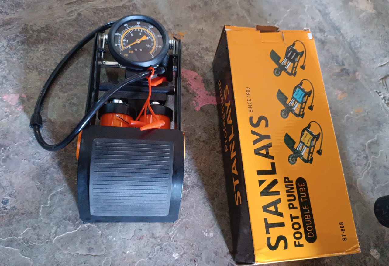 Portable High Pressure Foot Air Pump Compressor for Car and Bike Portable High Pressure Foot Air Pump Compressor for Car and Bike